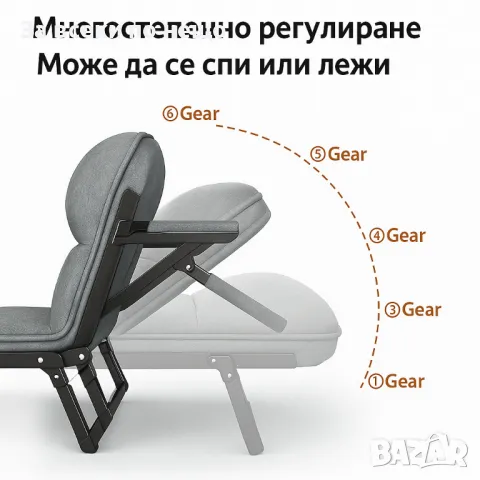 Преносимо сгъваемо легло с матрак, снимка 3 - Спални и легла - 50291176