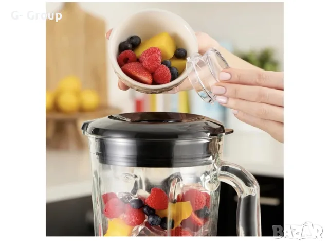 БЛЕНДЕР Russell Hobbs -850W,Стъклена кана ! МОЩЕН И ЕФЕКТИВЕН, снимка 2 - Блендери - 55970350