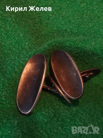 ВИНТИДЖ СТАРИННИ МАРКОВИ СРЕБЪРНИ КОПЧЕТА за РЪКАВЕЛИ ОКСИДИРАНО СРЕБРО 925 СТИЛНИ БУТОНЕЛИ 25159, снимка 2 - Антикварни и старинни предмети - 34884016