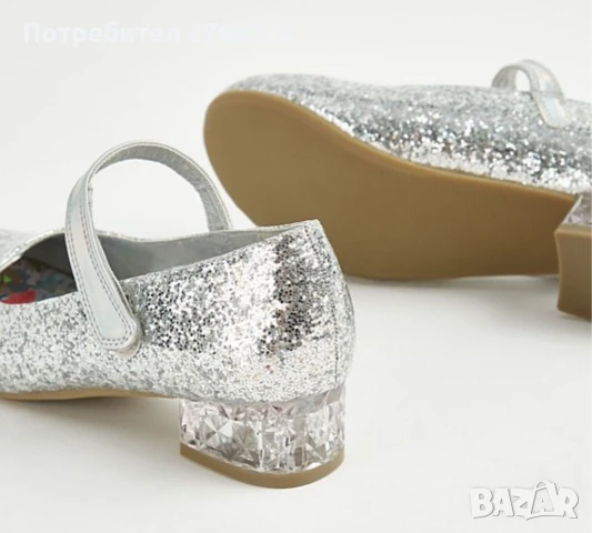 Нови блестящи обувки със СВЕТЕЩО ТОКЧЕ, снимка 3 - Детски обувки - 50814194