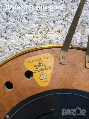 Немски часовник SONNEBERG, снимка 4 - Антикварни и старинни предмети - 48490798