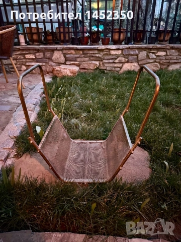 Месингова стойка за дърва, снимка 3 - Други стоки за дома - 53649238