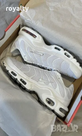 Nike Air Max Plus Нови Бели Мъжки Маратонки с Кутия Найк 