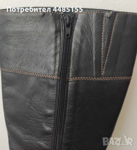 Италиански ботуши занаятчийска ръчна изработка, 37ми номер, снимка 8 - Дамски ботуши - 53072820