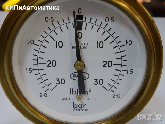 Диференциален манометър Bailey& Mackey Ф100 mm, снимка 2 - Резервни части за машини - 41728838