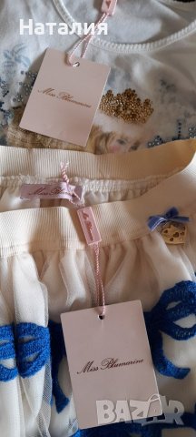 Ново! Костюм Сет Miss Blumarine оригинал, снимка 9 - Детски ризи - 40151717