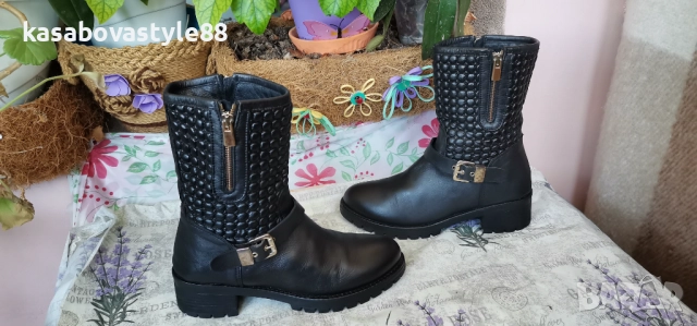 Ботуши Debbie Lavorazione Artigiana  Италия  38н.Естествена кожа , снимка 5 - Дамски ботуши - 52817252