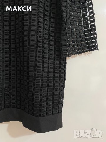Маркова къса елегантна ефектна рокля с фина подплата и красиви елементи в черно/аутлет/, снимка 5 - Рокли - 34182194