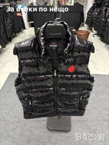 DSQUARED2 Мъжки Черен Лачен Елек Дискуаред Код Модерно27