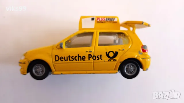 Siku 1037 - Volkswagen VW Polo Deutsche Post, снимка 8 - Колекции - 48663745