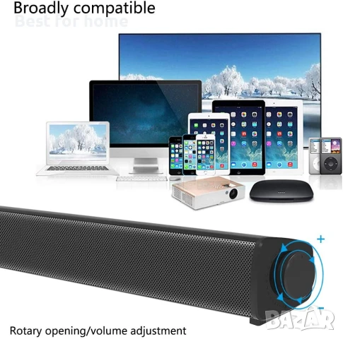 ROBOTE Bluetooth 5.0 стерео  саундбар за телевизор ,домашно кино, компютър, лаптоп, смартфон, MP3, M, снимка 2 - Тонколони - 51063891