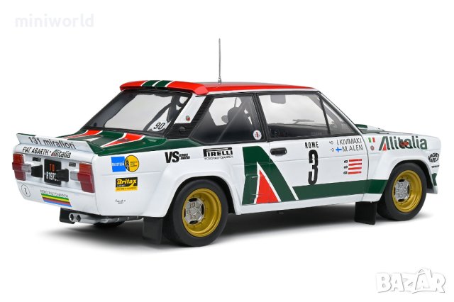 FIAT 131 Abarth Rallye MONTE-CARLO 1979 n.3 M.Alen - мащаб 1:18 на Solido моделът е нов в кутия, снимка 2 - Колекции - 33070751