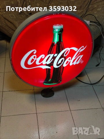 Голяма стара работеща реклама на Coca Cola , снимка 2 - Антикварни и старинни предмети - 53190178