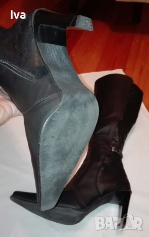 Дамски ботуши от естествена кожа, номер 38, неизползвани!, снимка 3 - Дамски ботуши - 44829457