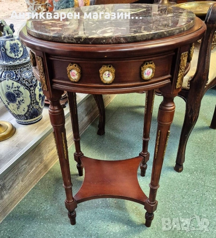 Антикварна масичка 🌟 , снимка 6 - Маси - 53809755