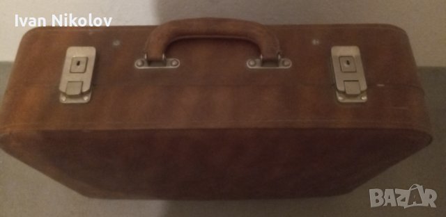 Класически куфар с изкуствена кожа 
