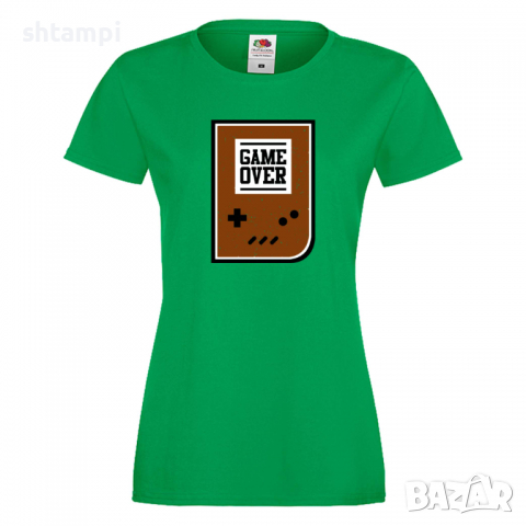 Дамска тениска Game Over,Игра,Игри, снимка 5 - Тениски - 36191069