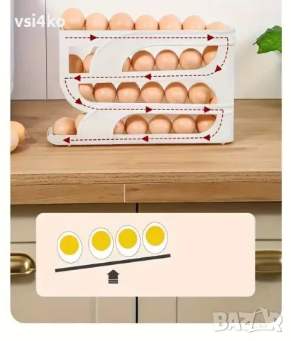 Органайзер за яйца, снимка 4 - Аксесоари за кухня - 48166655