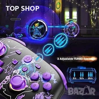 Controller за Nintendo Switch/OLED/Lite, Switch Controller, снимка 4 - Аксесоари - 48757269