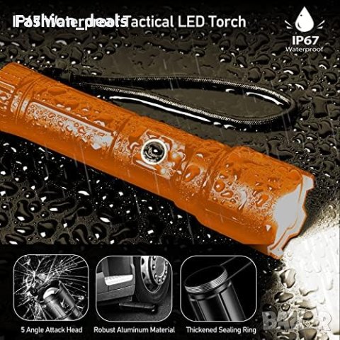 Нов Ултрамощен LED фенер  с 5 режима Къмпинг Дом Туризъм, снимка 3 - Други стоки за дома - 42260456