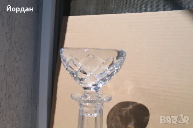 Кристално шише/бутилка за алкохол, снимка 7 - Други ценни предмети - 49933860