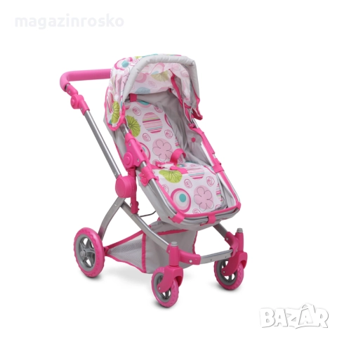 Количка за кукли Pink Rose, снимка 3 - Кукли - 51443127