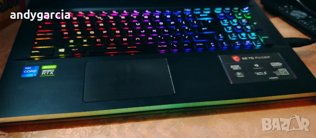 NVidia RTX 3070 8GB/Intel Core i7-11800H/16GB RAM/1TB SSD NVMe/17.3 IPS 240Hz FullHD/MSI Raider 76, снимка 11 - Лаптопи за игри - 53757006