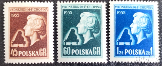 Полша - марки от 1953 и 1954 г. , снимка 11 - Филателия - 53305791