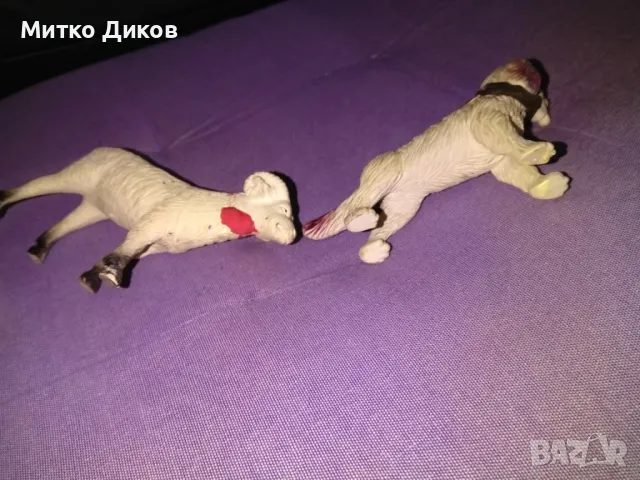 Детски играчки куче и овен пластмасови нови 12х7см и 13х8см, снимка 6 - Други - 49799792