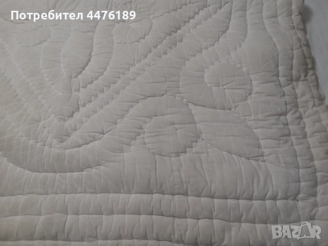 Домашен вълнен юрган,ръчно изработен, снимка 2 - Олекотени завивки и одеяла - 52665743