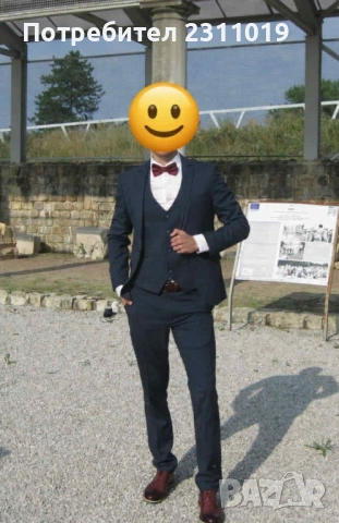 Мъжки костюм размер 50, спортно-елегантен
