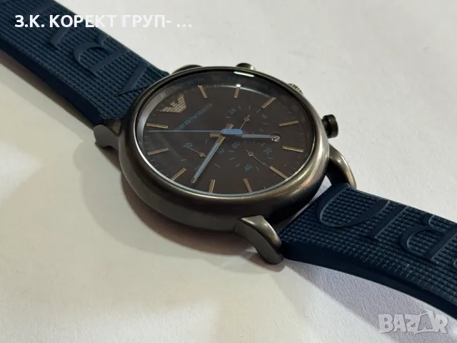 Часовник Emporio Armani AR11023 Тъмносин, снимка 6 - Мъжки - 49285304