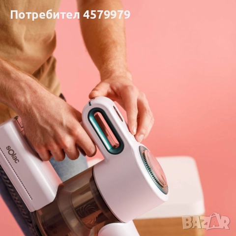 Безжична прахосмукачка Solac Turbobat Power - С HEPA филтър и LED четка, снимка 7 - Прахосмукачки - 51687558