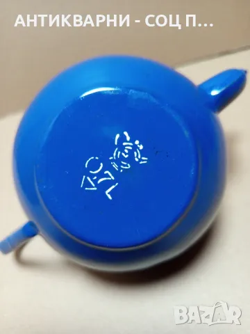 Соц Стар Мъничък Емайлиран Чайник, снимка 5 - Антикварни и старинни предмети - 50038389