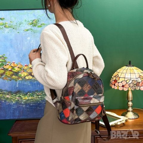 Дамска раница Snake Color, снимка 8 - Раници - 41479222