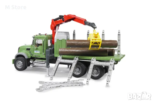 Камион с кран за презоз на дърва, снимка 2 - Коли, камиони, мотори, писти - 48549908