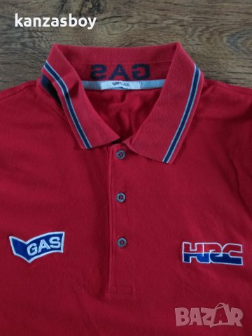 gas hrc honda men's polo shirt - страхотна мъжка тениска КАТО НОВА, снимка 2 - Тениски - 41191289