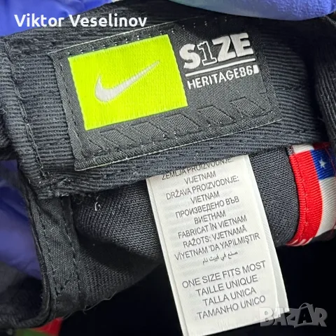 Nike FC Черна Шапка С козирка Лятна One Size Ретро, снимка 3 - Шапки - 56084768