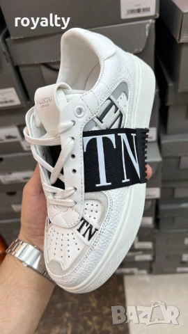 Valentino Бели Мъжки Маратонки с Кутия 40-45 Номер 