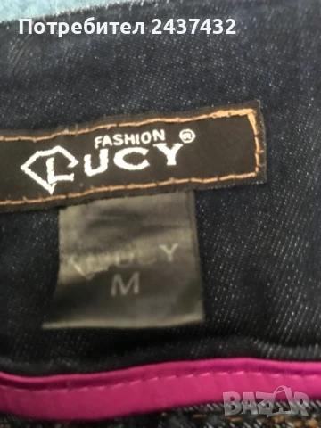 Дънкова пола с къси панталонки, снимка 4 - Къси панталони и бермуди - 50673871