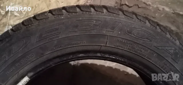 Продавам 1 брой зимна гума 155.65.13 дот 2021 Debica , снимка 3 - Гуми и джанти - 56113228