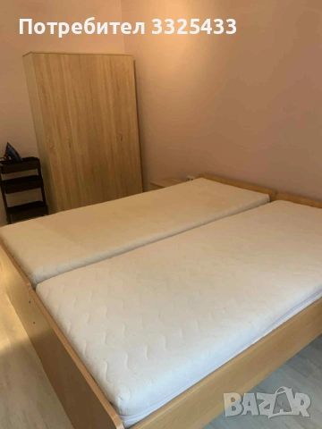 Продавам единично легло с матрак, снимка 3 - Спални и легла - 53051911