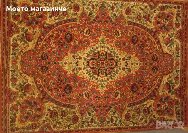 Оригинален персийски килим 190 см × 300 см, руски, снимка 3 - Килими - 51832302