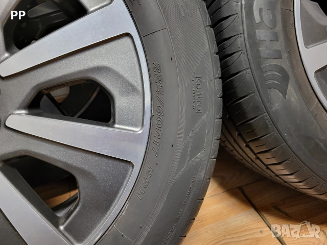 Джанти 17" 5х112 ОЕ Mercedes летни гуми 225/60/17 Hankook, снимка 12 - Гуми и джанти - 52949574