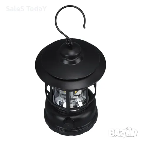 Лампа за градина, Ретро, 1200mAh , снимка 3 - Градински мебели, декорация  - 49384392