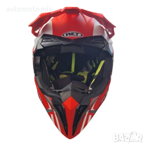Каска за ендуро крос атв, Размер XL, Red/ White - 721336, снимка 2 - Аксесоари и консумативи - 51202751
