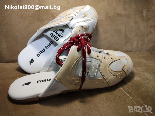 MIUMIUxNew Balance , снимка 5 - Маратонки - 53078158
