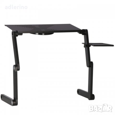 Стойка за лаптоп, сгъваема маса, алуминий, с USB вентилатор , снимка 10 - Маси - 34316670