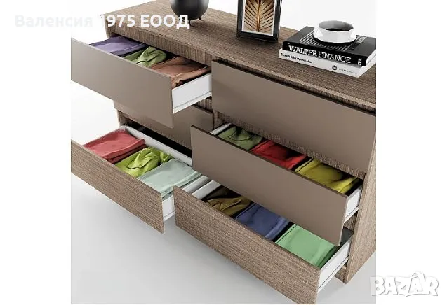 Скрин Сити 3076 дъб артисан или комбинация мока/ лате, снимка 6 - Скринове - 47352548