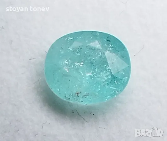 Параиба турмалин в красив син цвят - 2.22кт.! Нов! Сертифициран!, снимка 2 - Други - 47974673